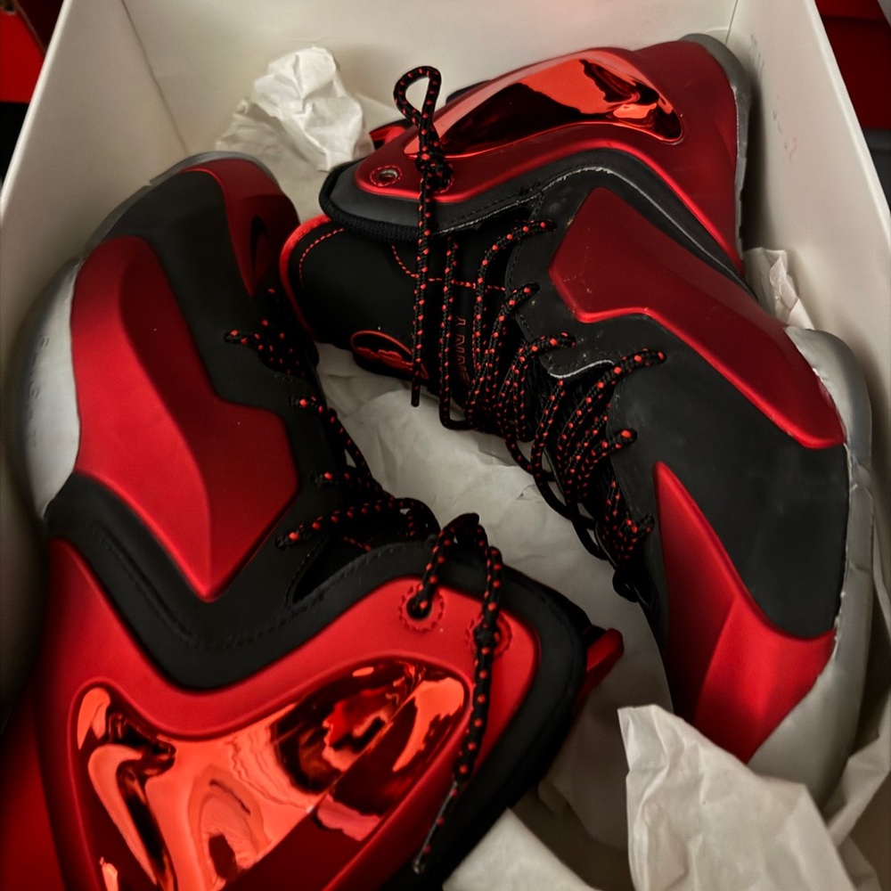 Nike Lil Penny Posite - University Red  ❤️🖤